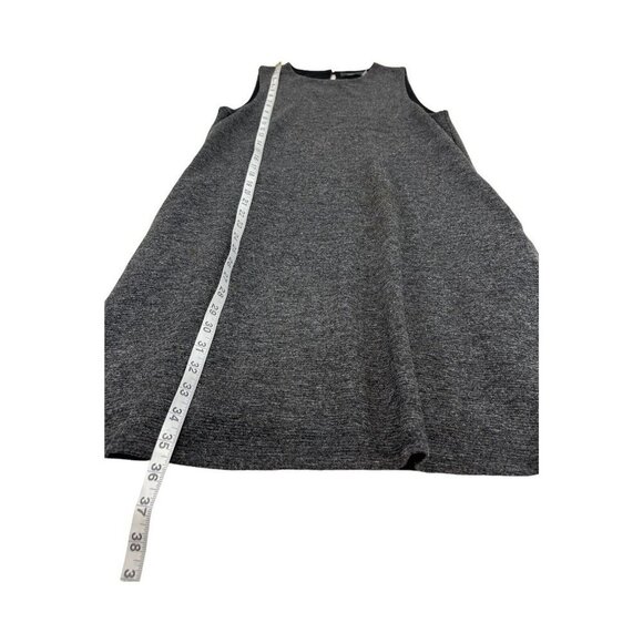 Anthropologie THML Womens M Dress Gray Heathered Knit Sleeveless Lined A Line - Picture 5 of 8